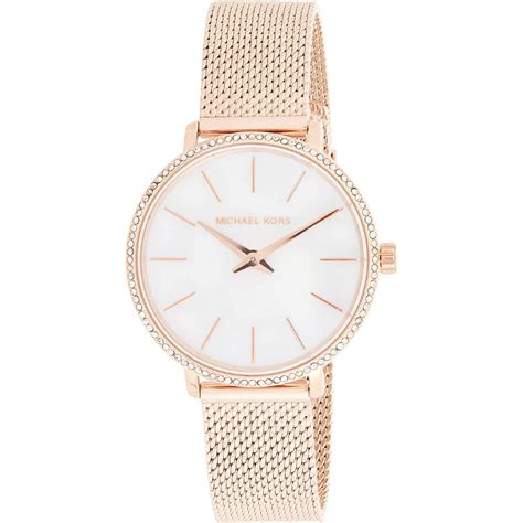 montre michael kors acier rose|Pyper Rose Gold.